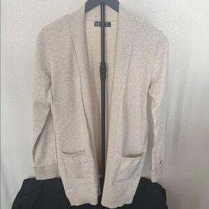 Verve Ami Beige Open Front Cardigan